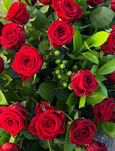 Load image into Gallery viewer, Red Rose Casket Spray
